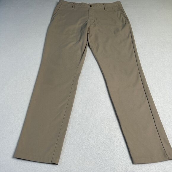 Rhone Men's Size 36X32 Tech Chino Pant Water Repellent Beige 100272 - Picture 2 of 8